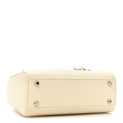Christian Dior Lizard Mini Lady Dior White 4 of 10