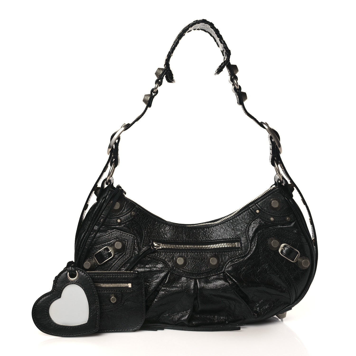 Balenciaga Agneau Arena Small Le Cagole Shoulder Bag Black 1 of 8