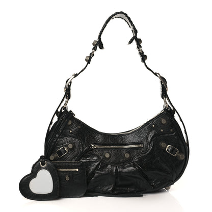 Balenciaga Agneau Arena Small Le Cagole Shoulder Bag Black 1 of 8