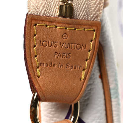 Louis Vuitton Monogram Multicolor Pochette Accessories White 7 of 11