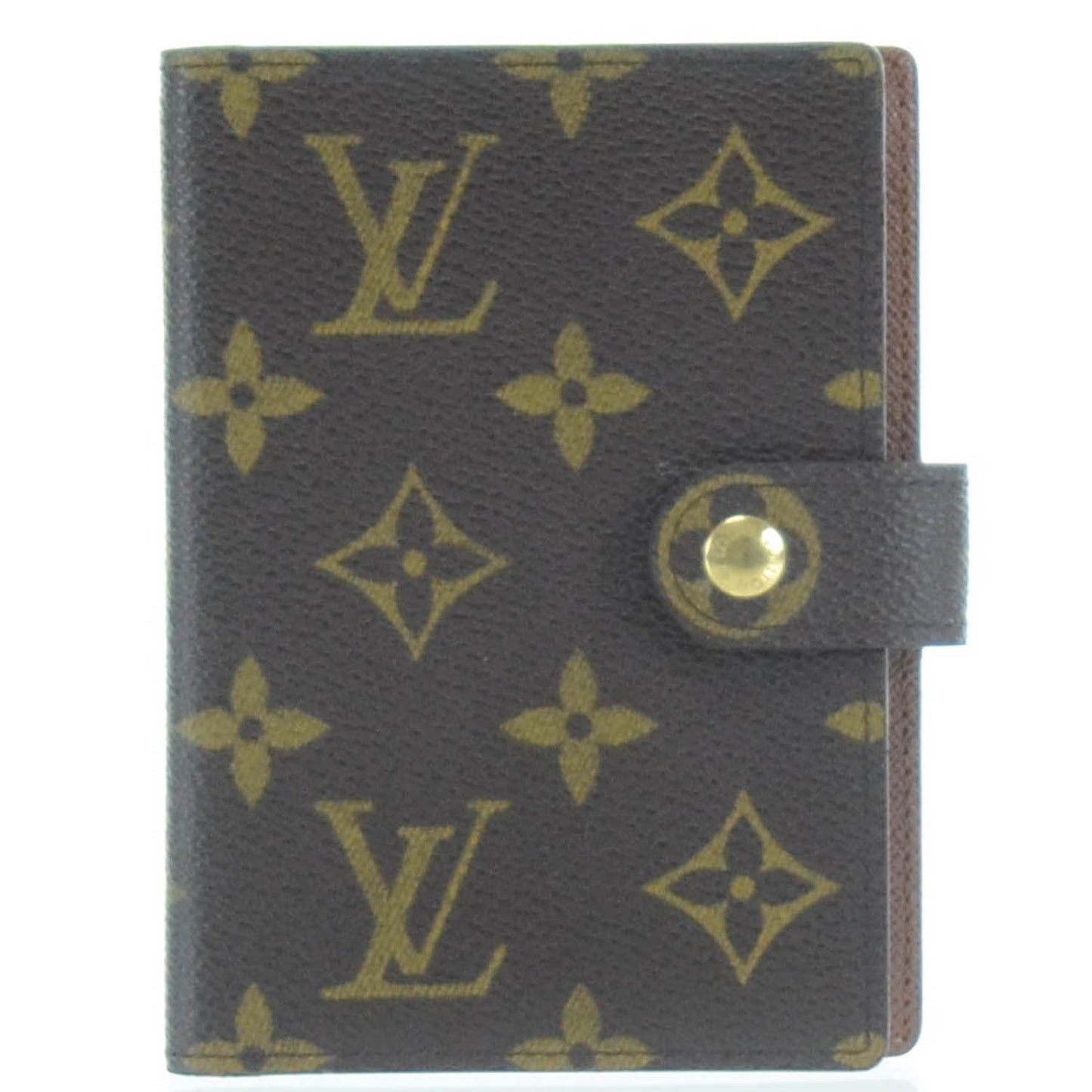 Monogram Mini Agenda Cover w Pen