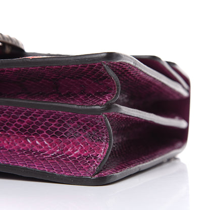 Gucci Elaphe Dragon Embroidered Medium Dionysus Shoulder Bag Violet Cyclamen Multicolor 9 of 9