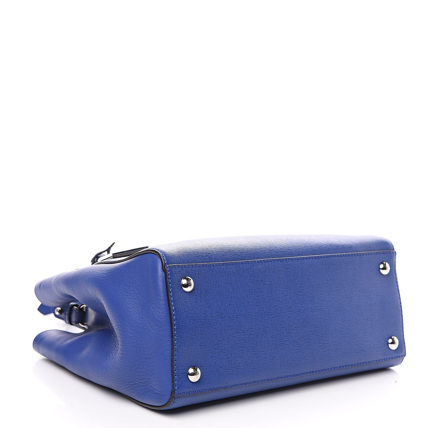 Vitello Elite Petite 2Jours Tote Blue Neon