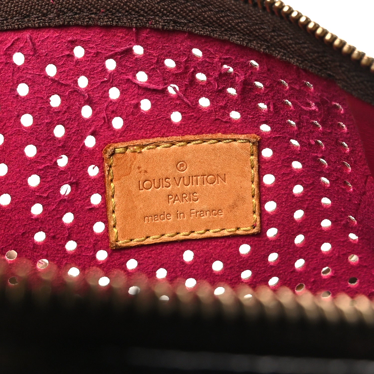 Louis Vuitton Monogram Perforated Speedy 30 Fuchsia 6 of 14