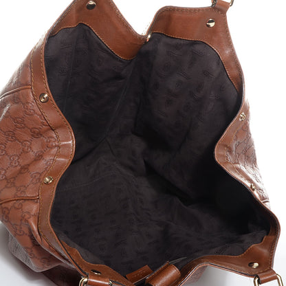 Gucci Guccissima Large Sukey Tote Brown 5 of 7