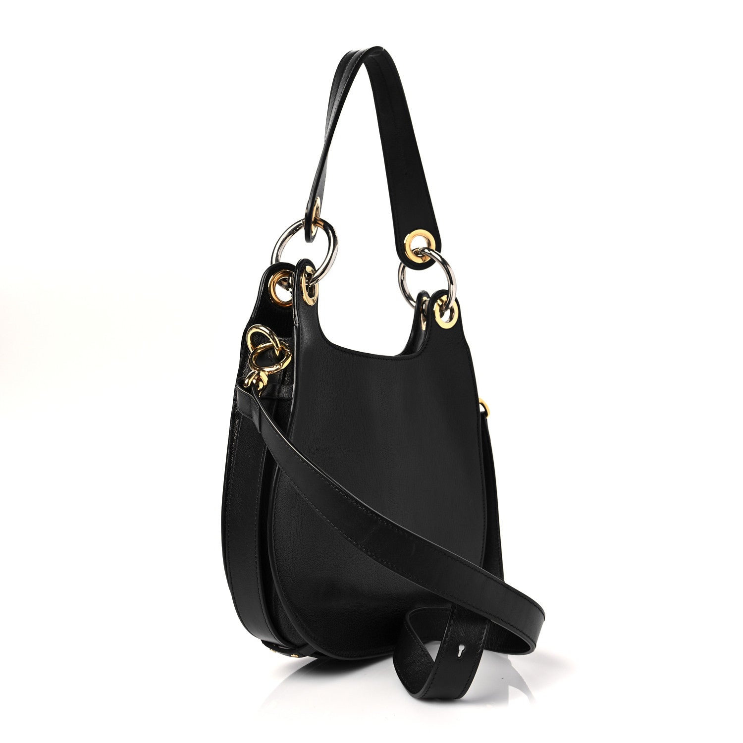 Chloe Calfskin Medium Tess Hobo Black 3 of 9
