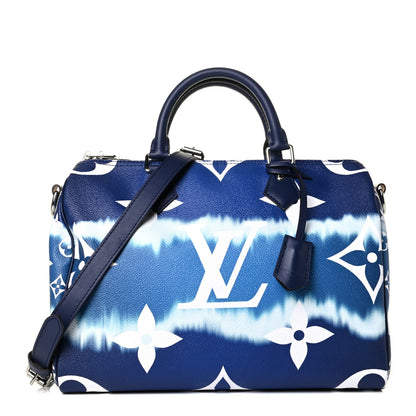 Louis Vuitton Monogram Escale Speedy Bandouliere 30 Blue 1 of 6