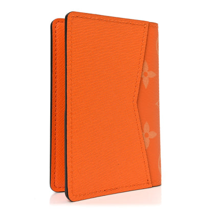 Louis Vuitton Taigarama Pocket Organizer NM Tangerine 3 of 7