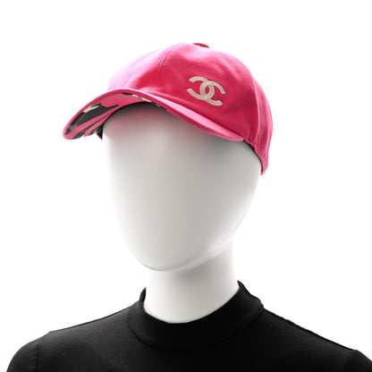 Chanel Cotton CC Cap Hat Fuchsia 2 of 9