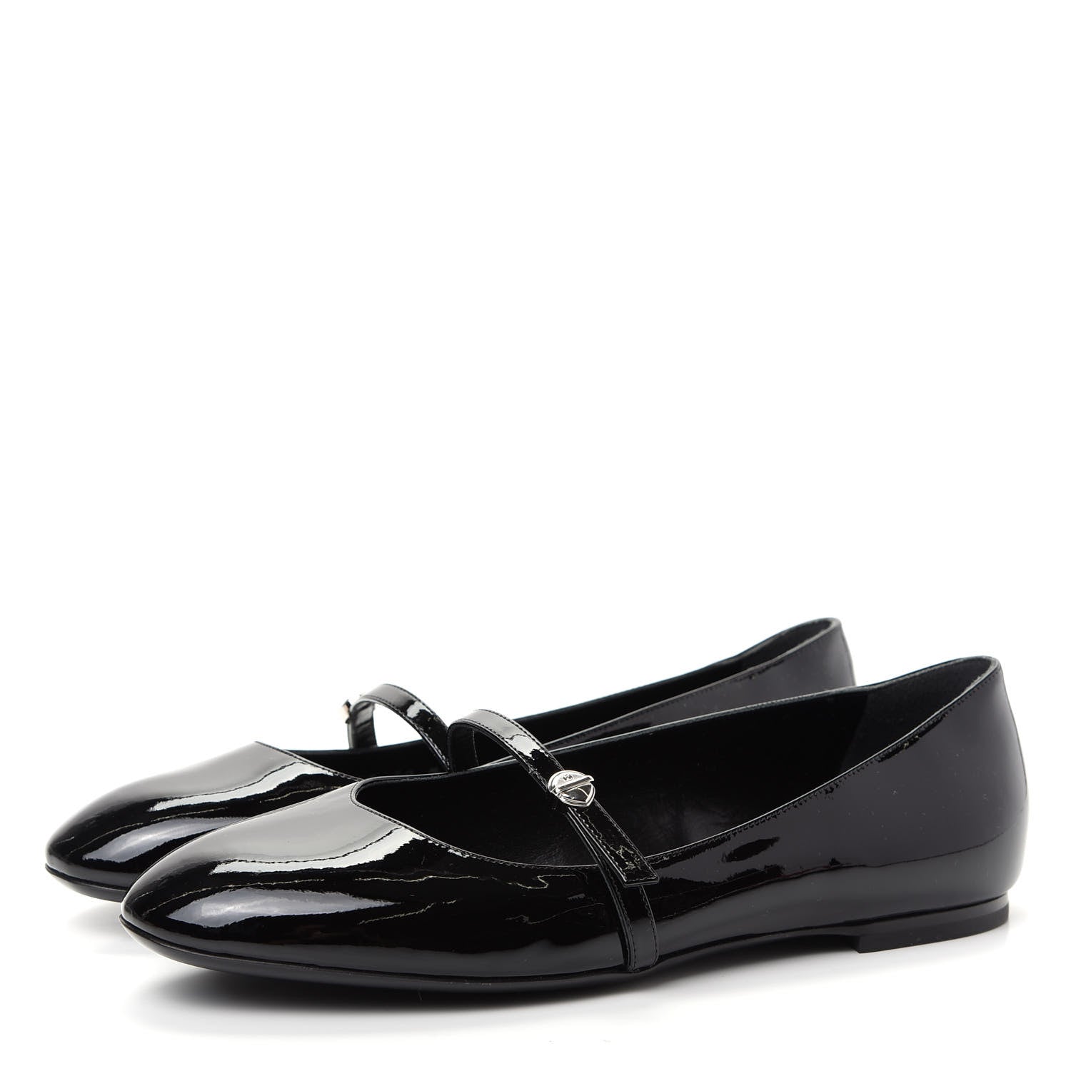 Louis Vuitton Patent Uniformes Ballet Flats 39 Black 3 of 10