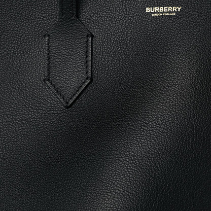 Burberry Calfskin Large Society Tote Black 7 of 12