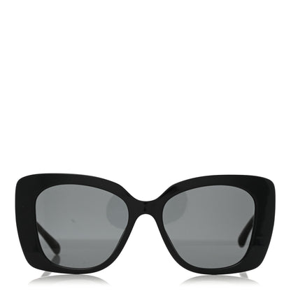 Chanel Acetate Strass Square Sunglasses 5422-B Black White 2 of 7