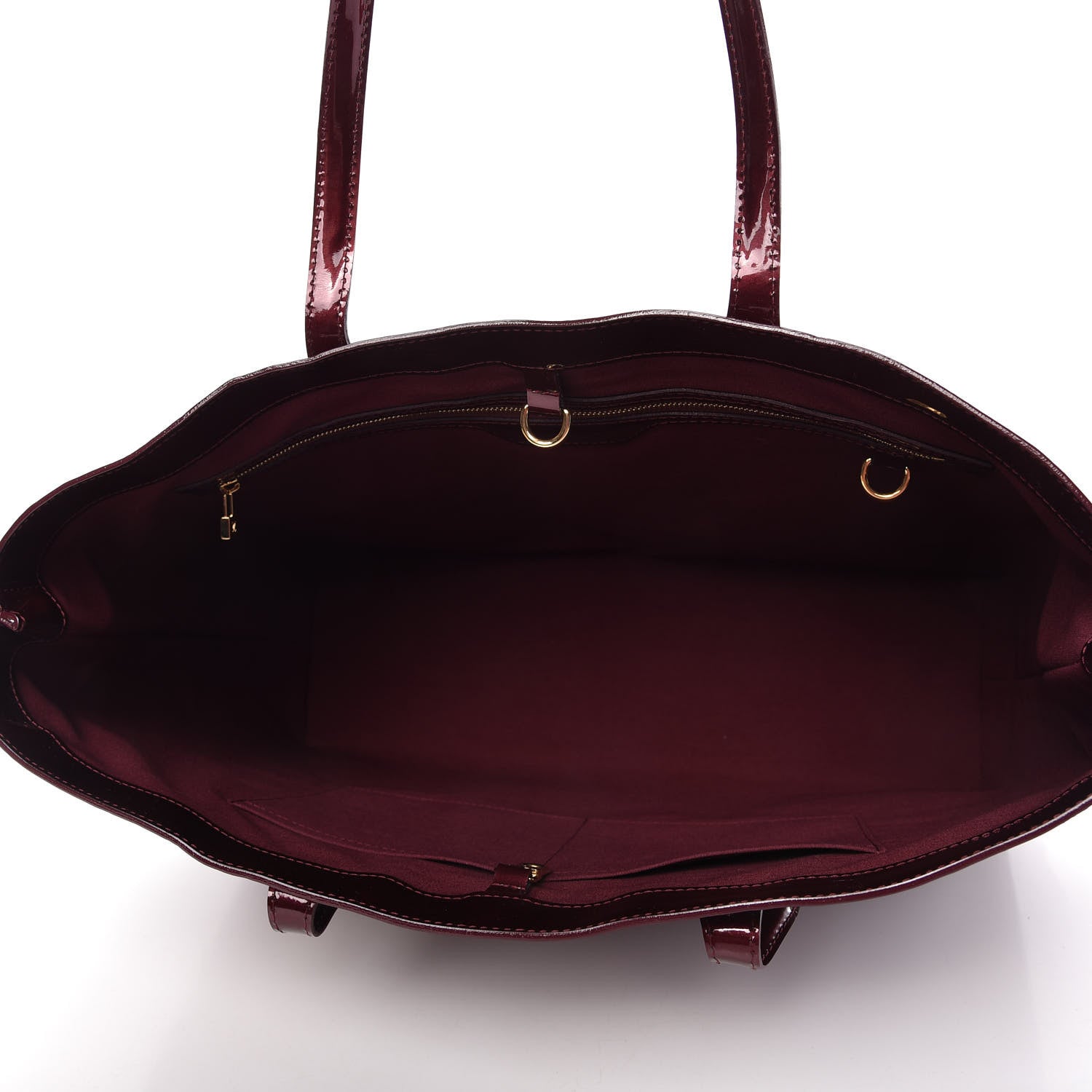 Louis Vuitton Vernis Wilshire GM Rouge Fauviste 5 of 9