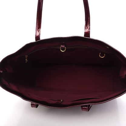 Louis Vuitton Vernis Wilshire GM Rouge Fauviste 5 of 9