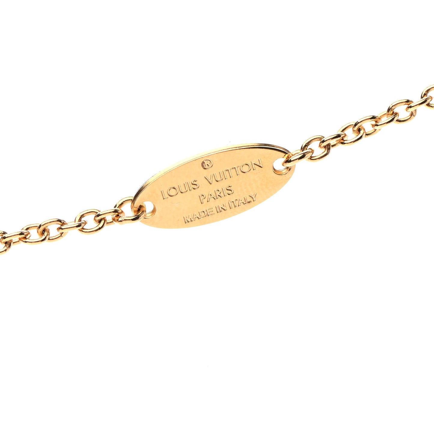 Swarovski Essential V Necklace Multicolor Gold