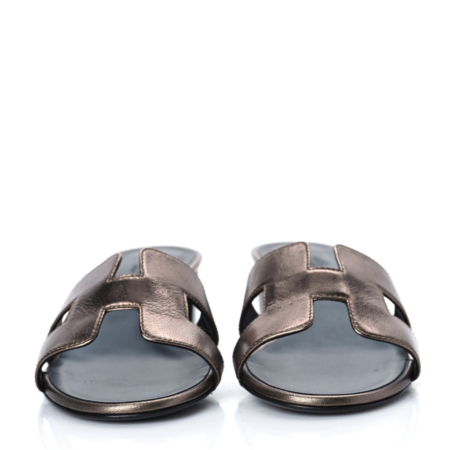 Metallic Nappa Oasis Sandals 36 Dore Vieilli