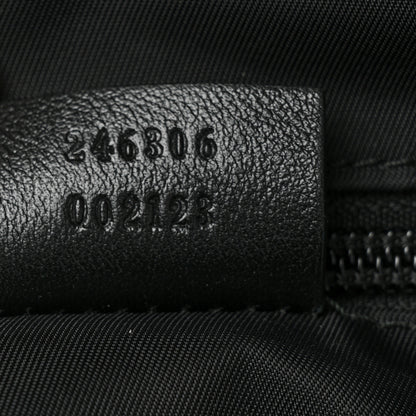 Gucci Coated Canvas Interlocking G Duffle Bag Black 6 of 16