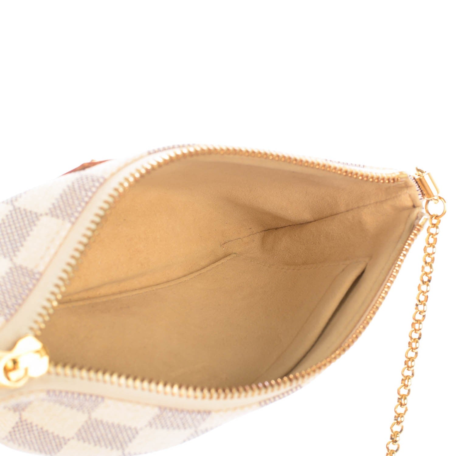 Louis Vuitton Damier Azur Pochette Milla MM 5 of 7