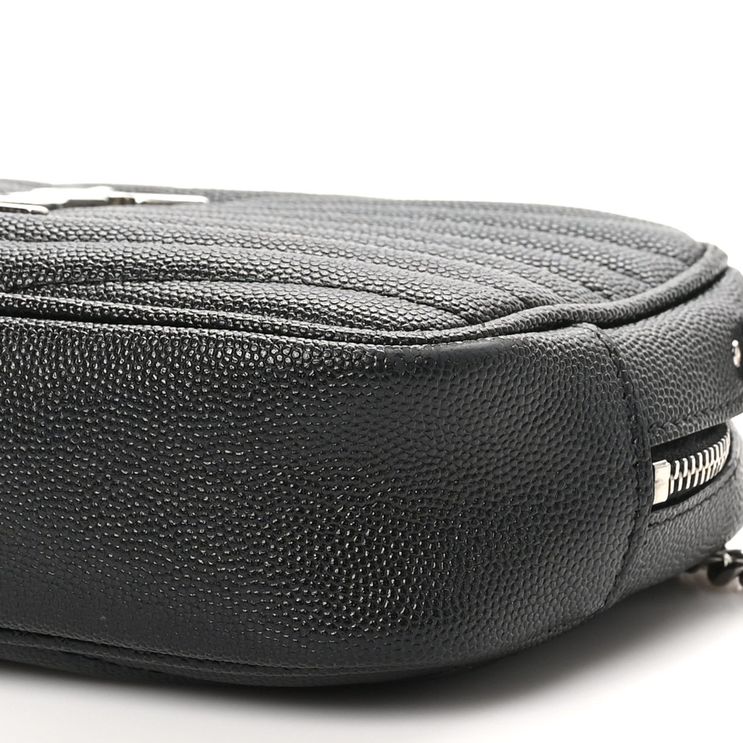 Grain De Poudre Matelasse Monogram Mini Lou Camera Bag Black
