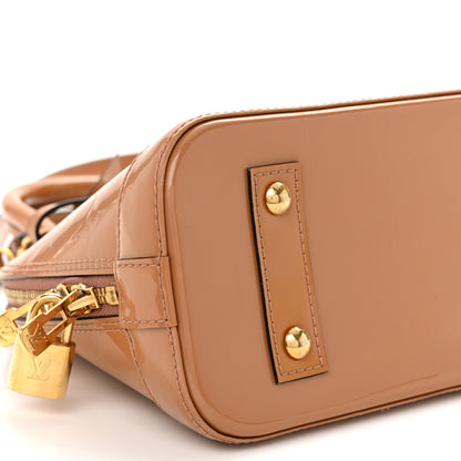 Louis Vuitton Vernis Alma BB Rose Velours 8 of 9