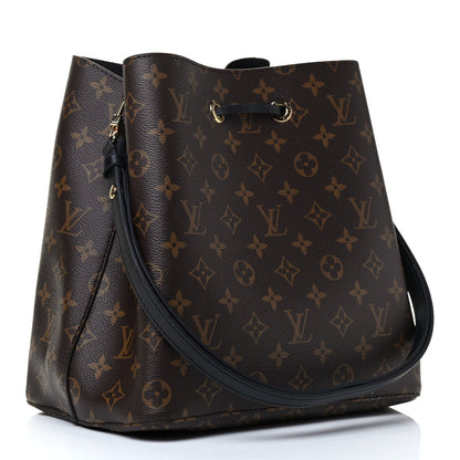Louis Vuitton Monogram Neonoe MM Black 2 of 4