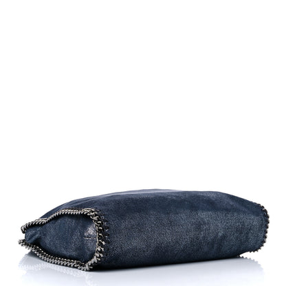Stella McCartney Metallic Shaggy Deer Small Falabella Tote Navy 4 of 9