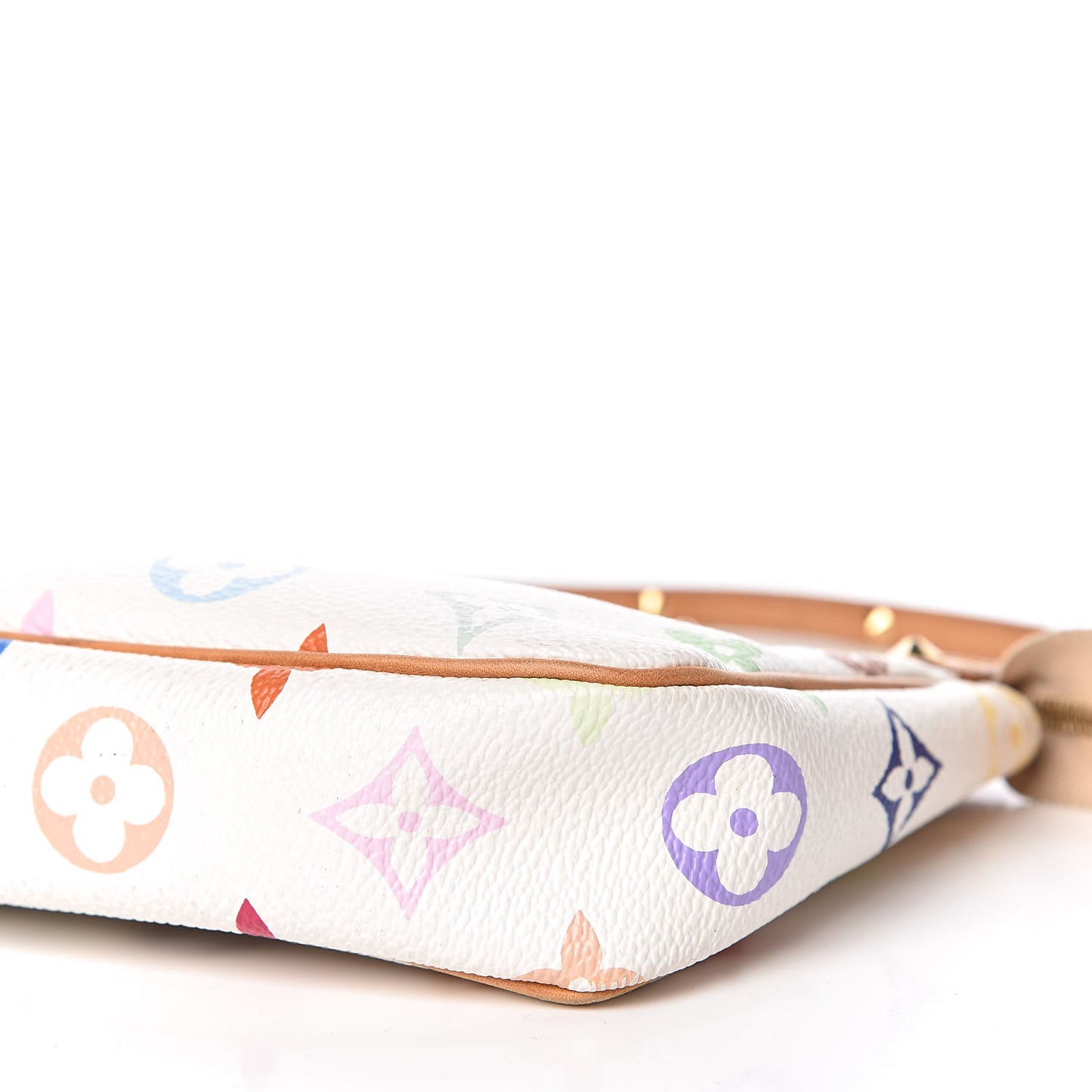 Monogram Multicolor Pochette Accessories White