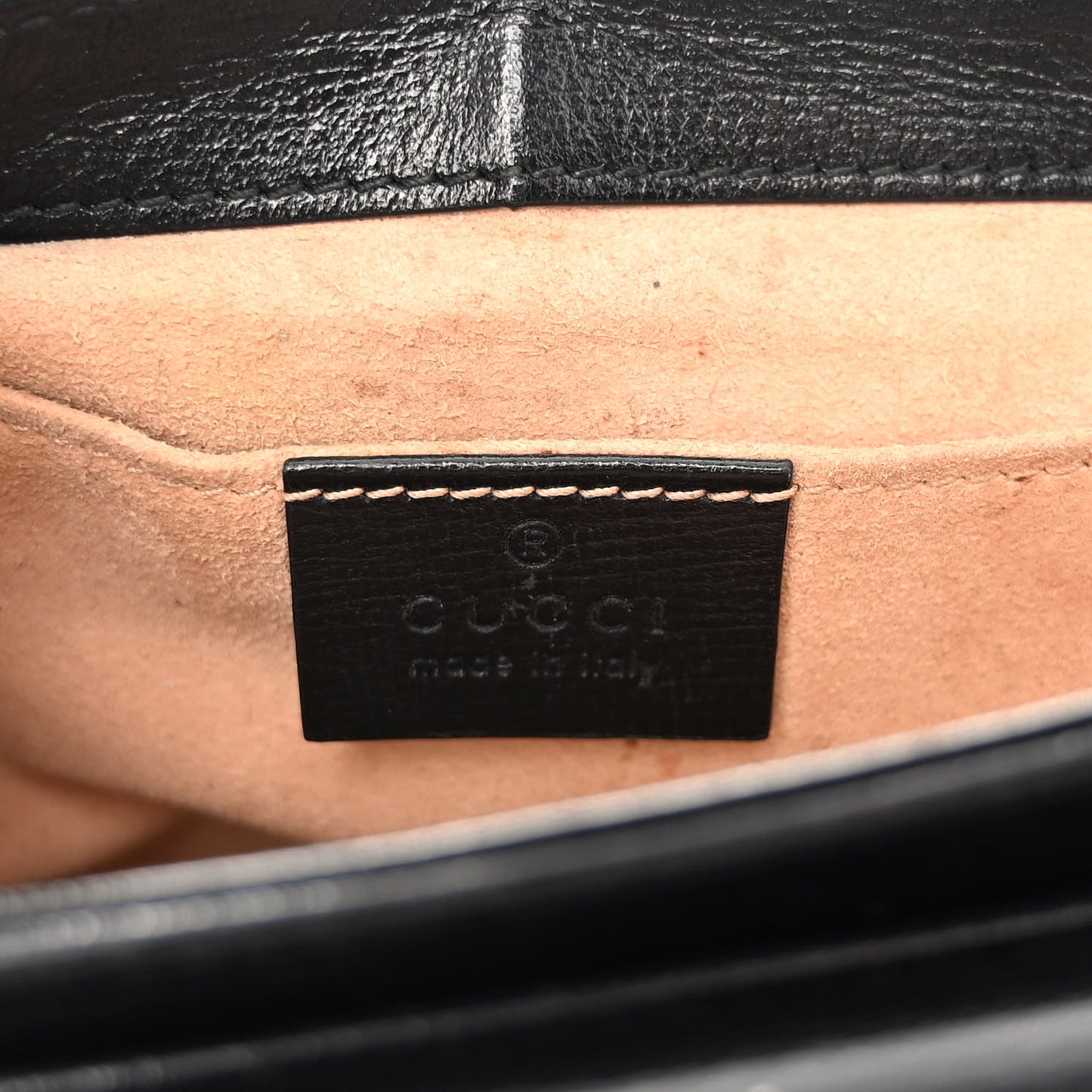 Azalea Calfskin Mini Marina Chain Shoulder Bag Black