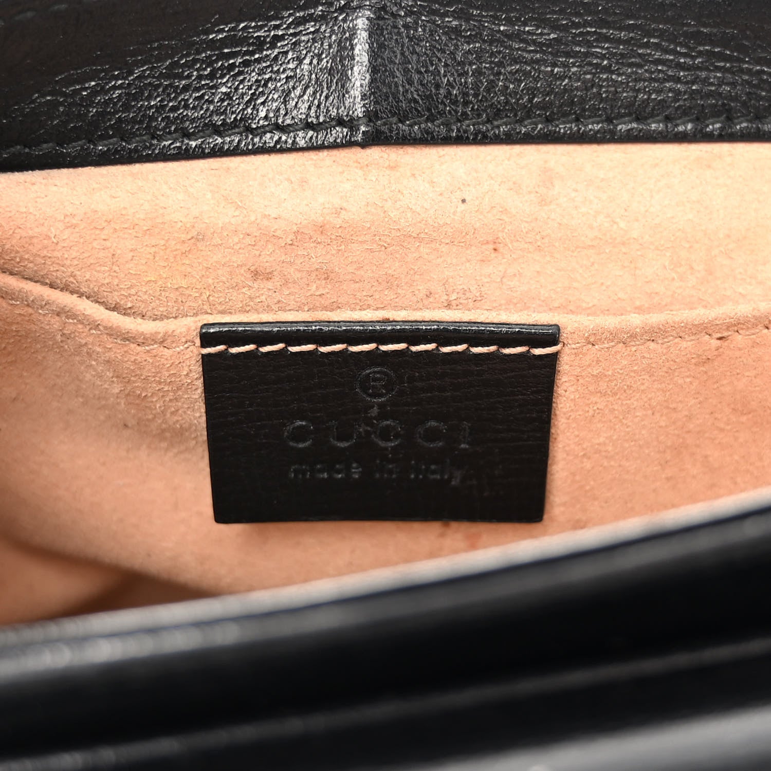 Gucci Azalea Calfskin Mini Marina Chain Shoulder Bag Black 6 of 12