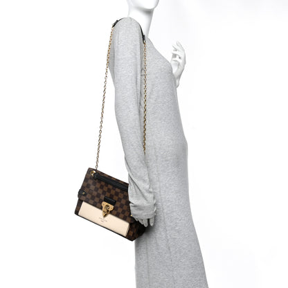 Louis Vuitton Damier Ebene Vavin PM Creme 2 of 10