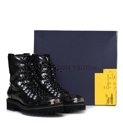 Louis Vuitton Monogram Eclipse Glaze Outland Ankle Boots 8 9 of 9