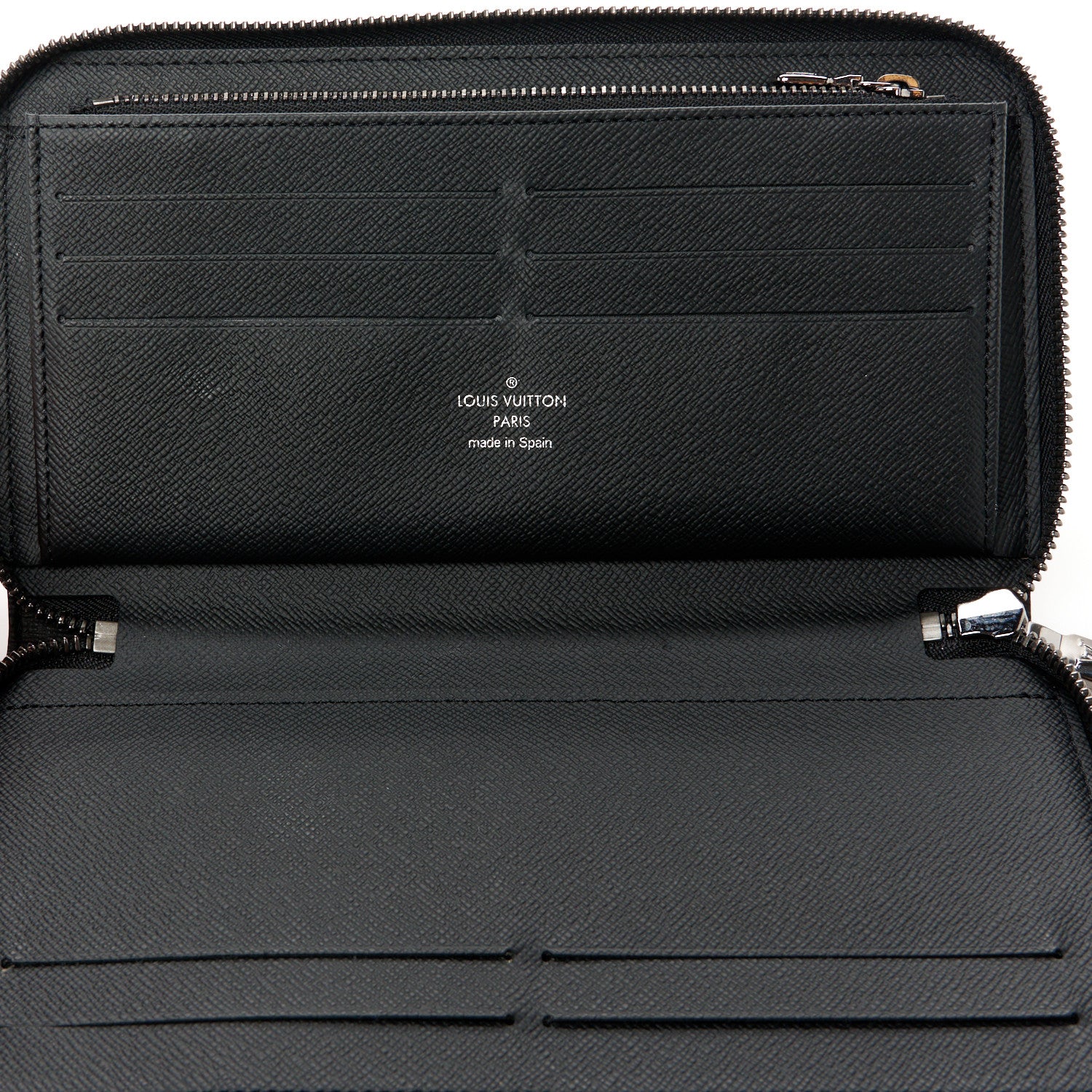 Louis Vuitton Monogram Eclipse Zippy Organizer Wallet 6 of 12