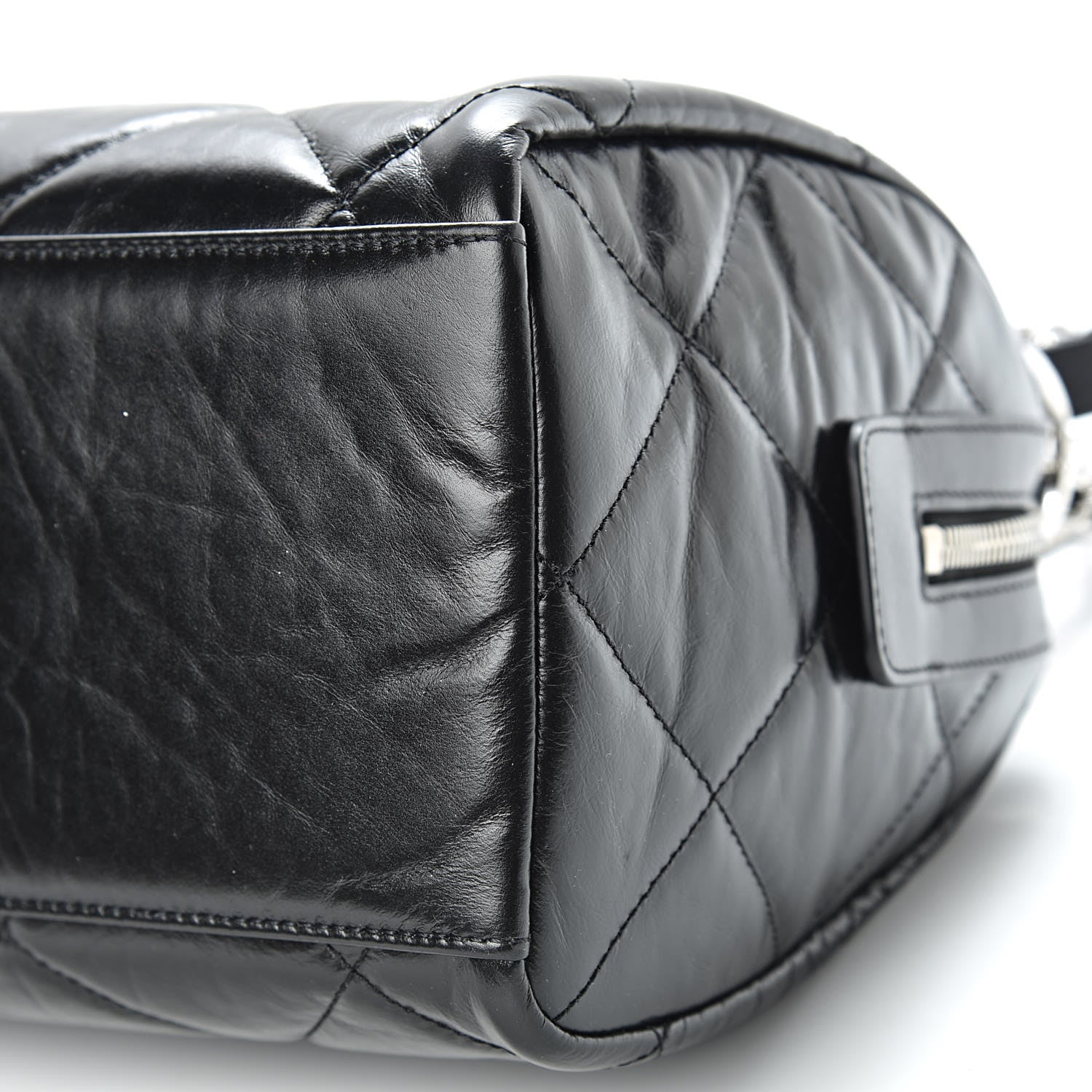 Chanel Calfskin Small Bowling Bag Black 11 of 12