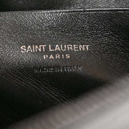 Saint Laurent Grain De Poudre Matelasse Monochrome Monogram Mini Lou Camera Bag Black 6 of 10