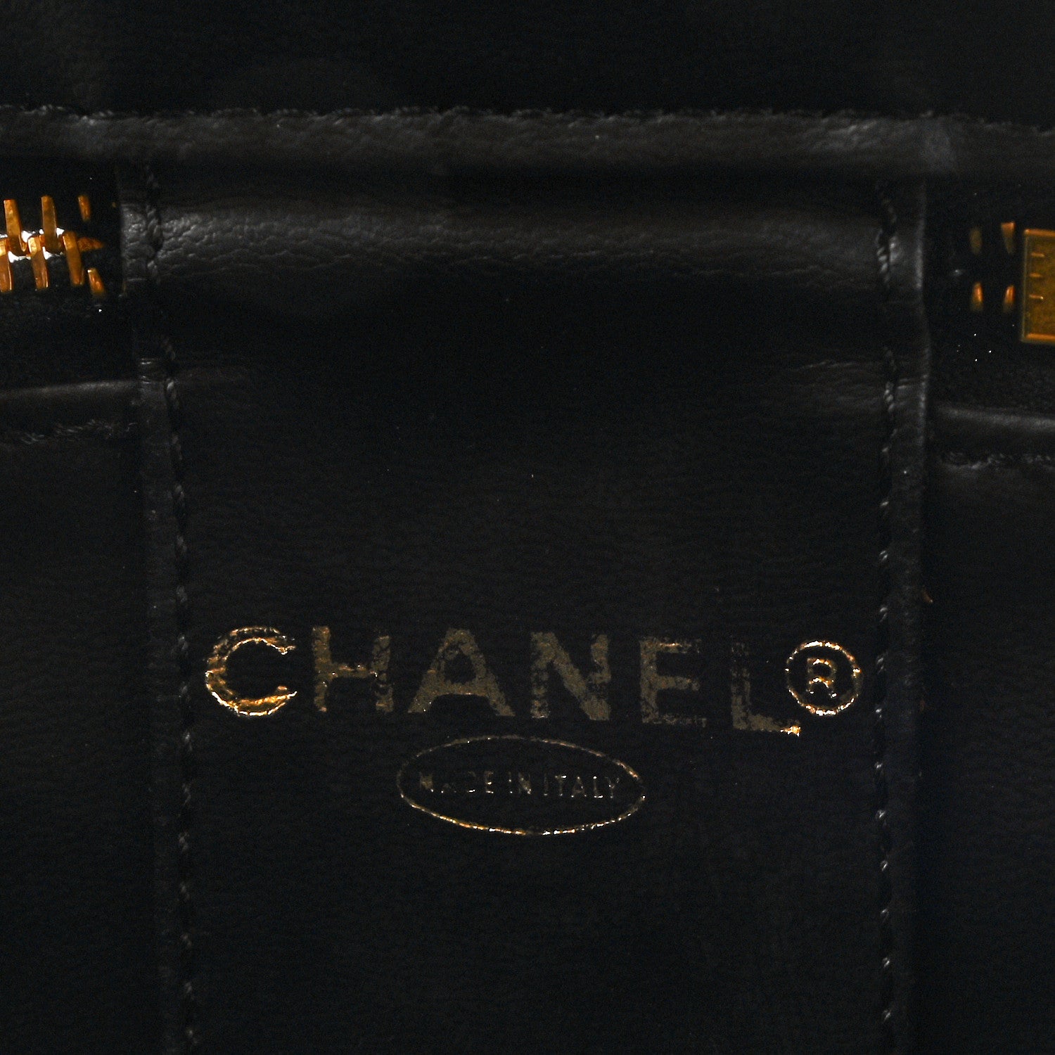 Chanel Caviar Vanity Cosmetic Case Black 7 of 8