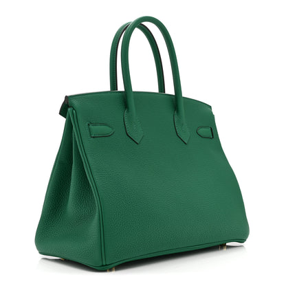 Hermes Togo Birkin 30 Vert Vertigo 3 of 11