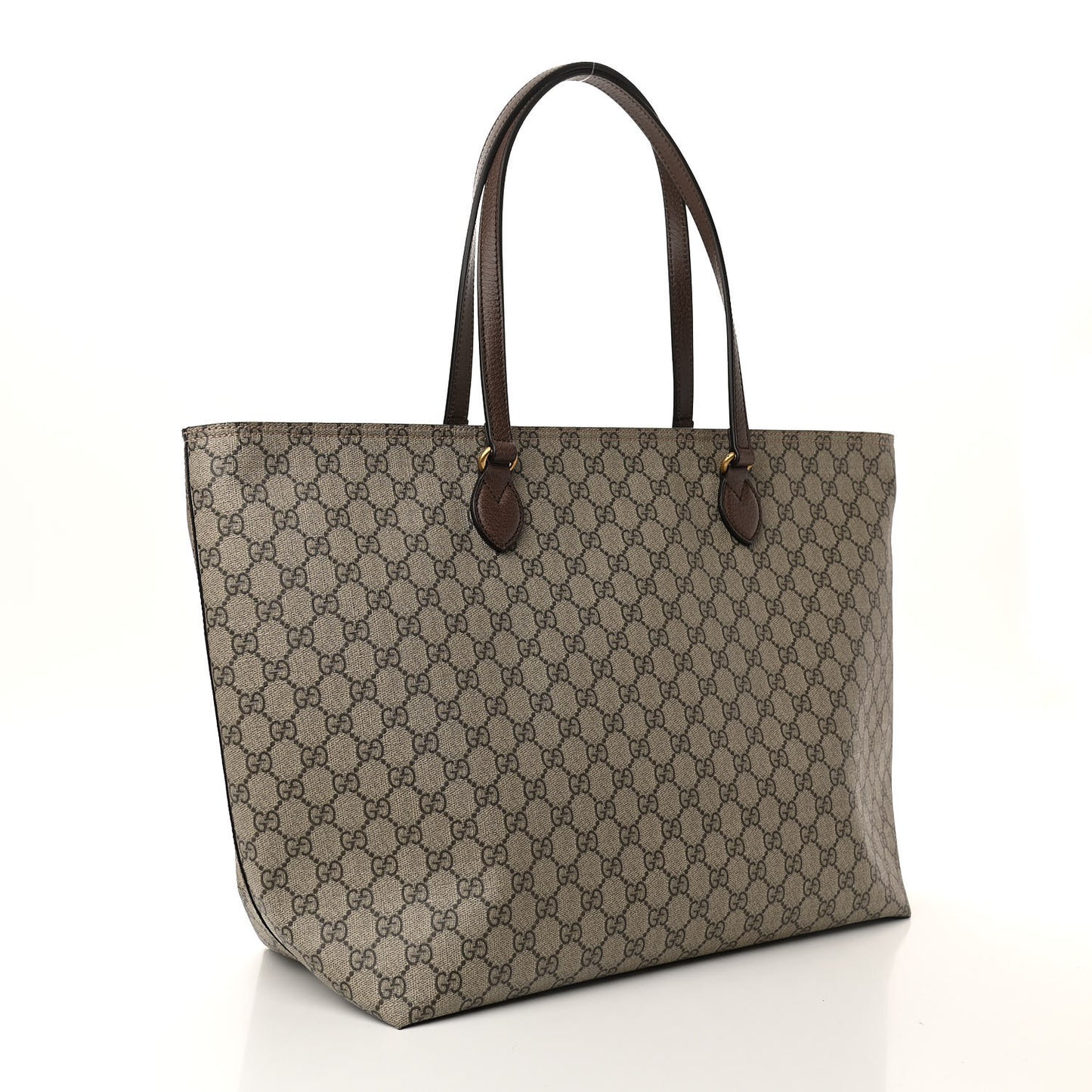 GG Supreme Monogram Medium Ophidia Shopping Tote Ebony