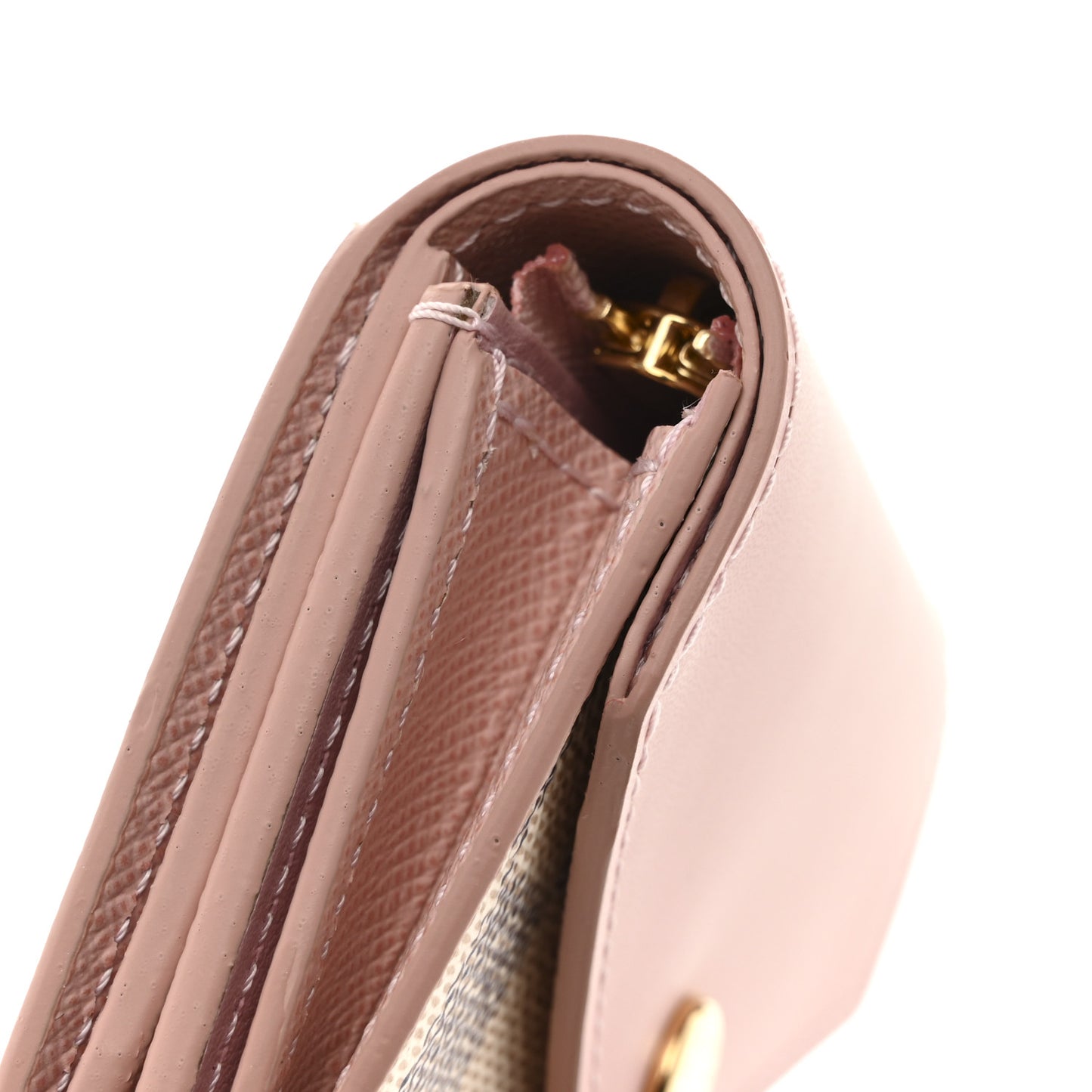 Damier Azur Zoe Wallet Rose Ballerine
