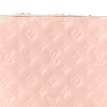 Louis Vuitton Lambskin Embossed Monogram Coussin PM Rose 7 of 11