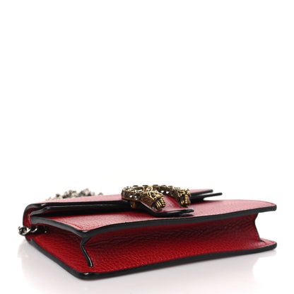 Gucci Calfskin Super Mini Dionysus Shoulder Bag Hibiscus Red 4 of 9
