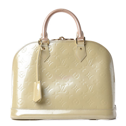 Louis Vuitton Vernis Alma PM Blanc Corail 1 of 16