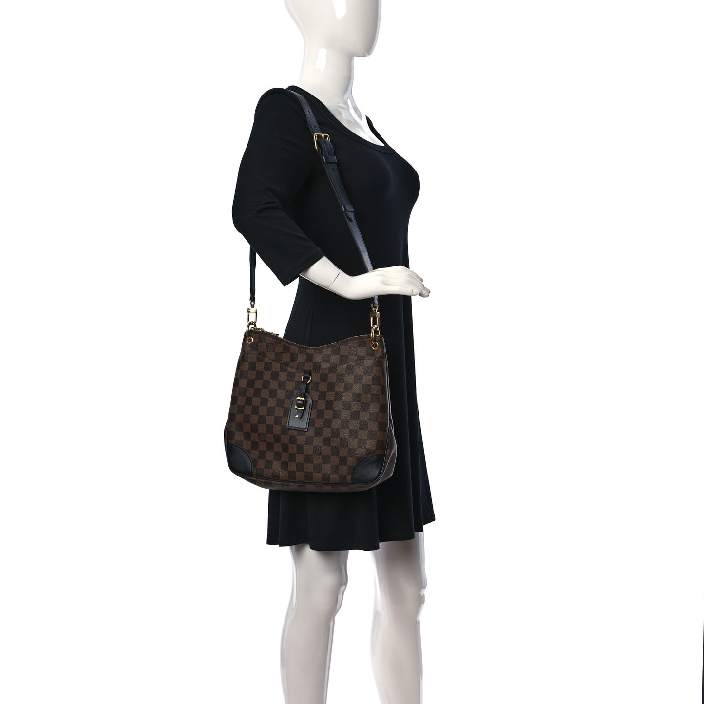 Damier Ebene Odeon MM Black