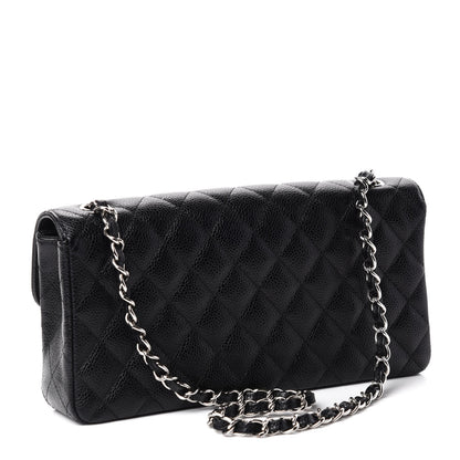 Chanel Caviar Quilted East West Flap Black 3 of 10