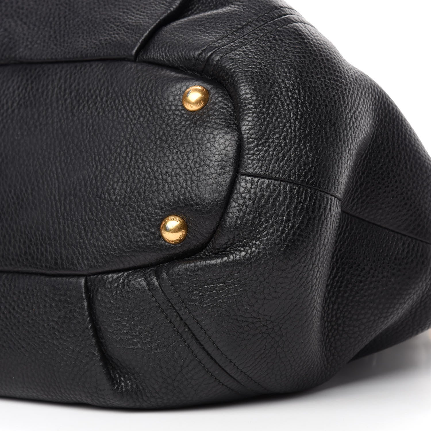 Prada Vitello Daino Shoulder Bag Black 7 of 13