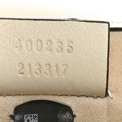 Gucci GG Supreme Monogram Kingsnake Embroidered Medium Dionysus Shoulder Bag White Beige 7 of 11