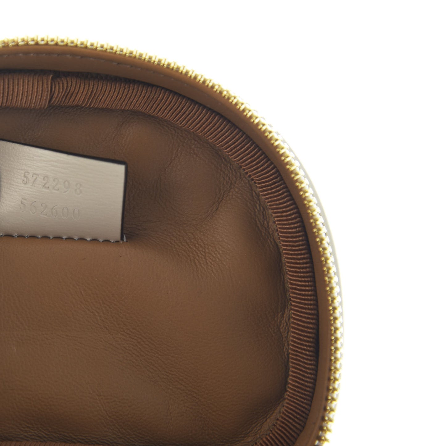 Calfskin Trapuntata Zumi Belt Bag Off White