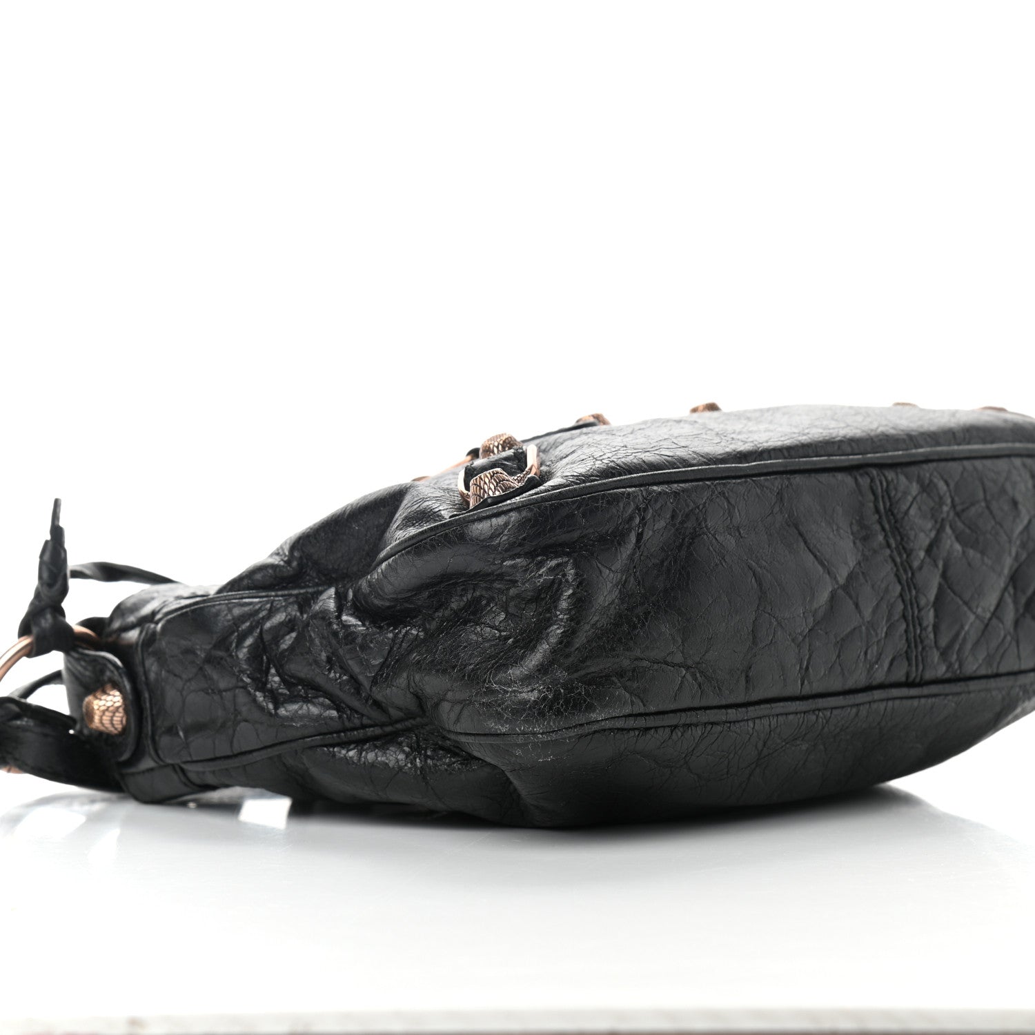 Balenciaga Agneau Giant Rose Gold Hardware Hip Black 8 of 10