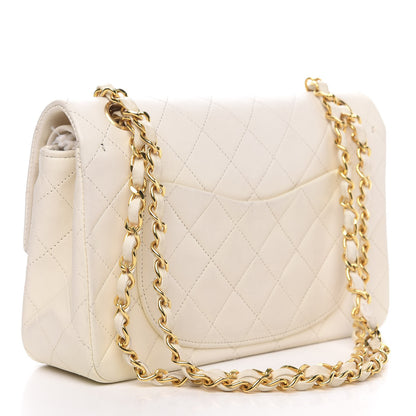 Chanel Lambskin Quilted Small Double Flap White 3 of 15