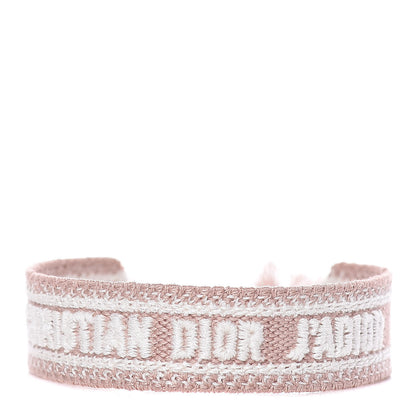 Christian Dior Woven Cotton J'Adior Friendship Bracelet Nude 1 of 3