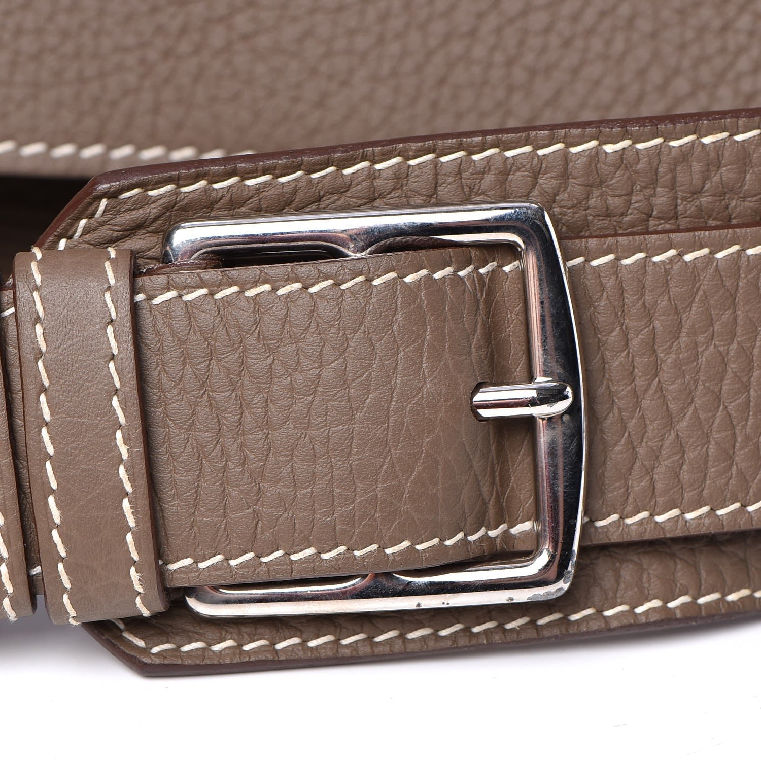 Hermes Taurillon Clemence Jypsiere 34 Etoupe 23 of 28